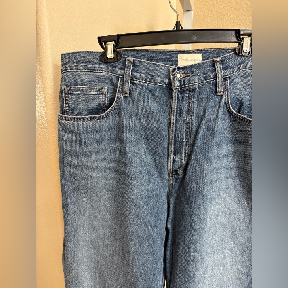 Favorite Daughter The Masha Super High Rise Wide Leg in Long Beach - Size 34 - Picture 9 of 9